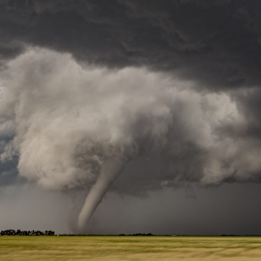 A Stovepipe tornado in Wyoming