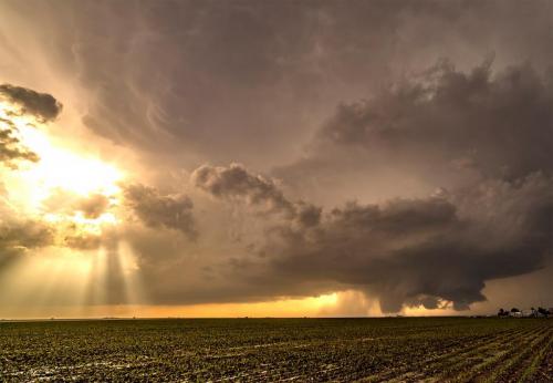 Dodge City Tornado Outbreak Sunset