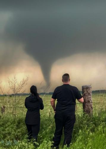 Ashleigh and Nick Tornado